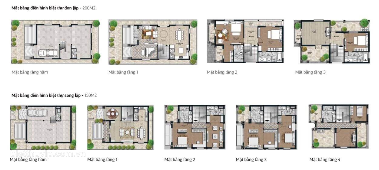 Khu biệt thự đơn lập Athena Fulland Nguyễn Xiển