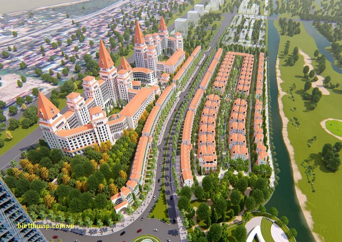 Phối cảnh khu biệt thự Sunshine Wonder Villas Ciputra 